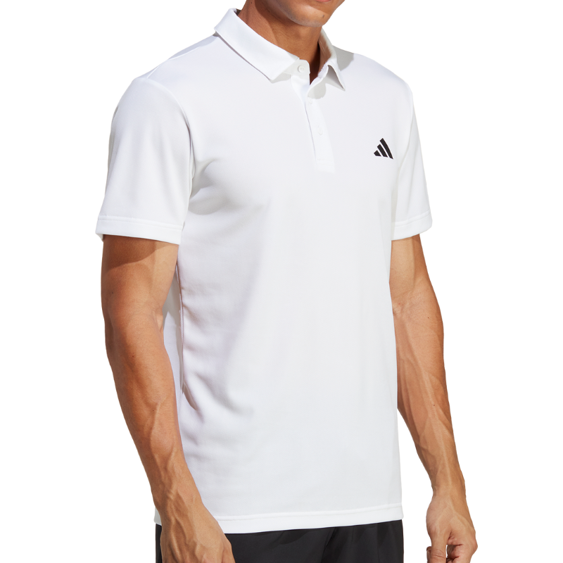 Adidas Mens Tennis Fab Polo Shirt - White
