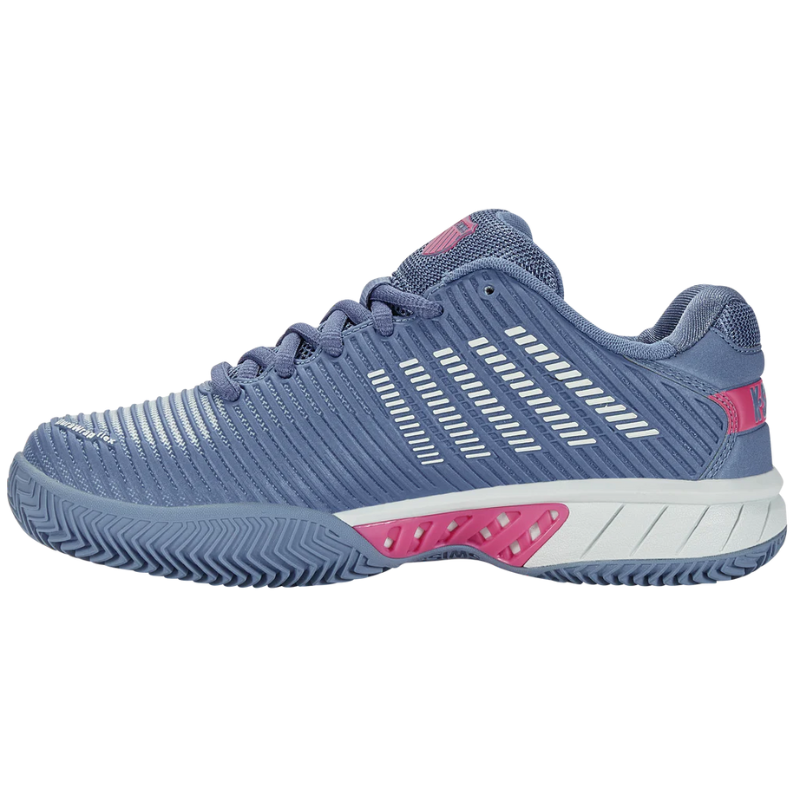 K Swiss Hypercourt Express 2 HB Womens Tennis Shoes - Infinity / Blue Blush / Carmine Rose