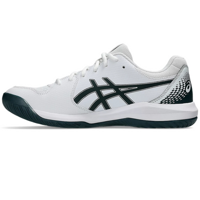 Asics Gel-Dedicate 8 Tennis Shoes – White/Saxon Green