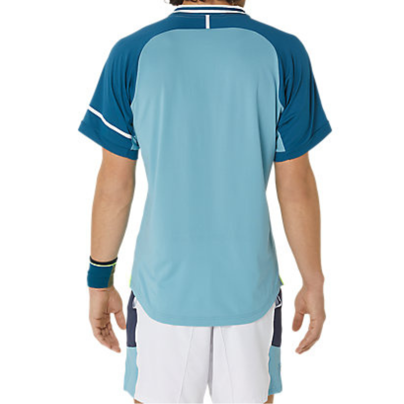 Asics Men Match Polo Shirt - Aquamarine