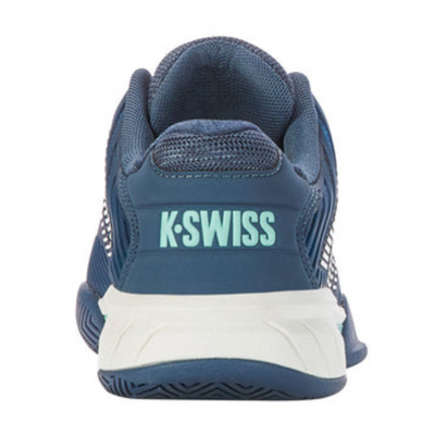 K Swiss Hypercourt Express 2 Junior Tennis Shoes - Indian Teal/Star White