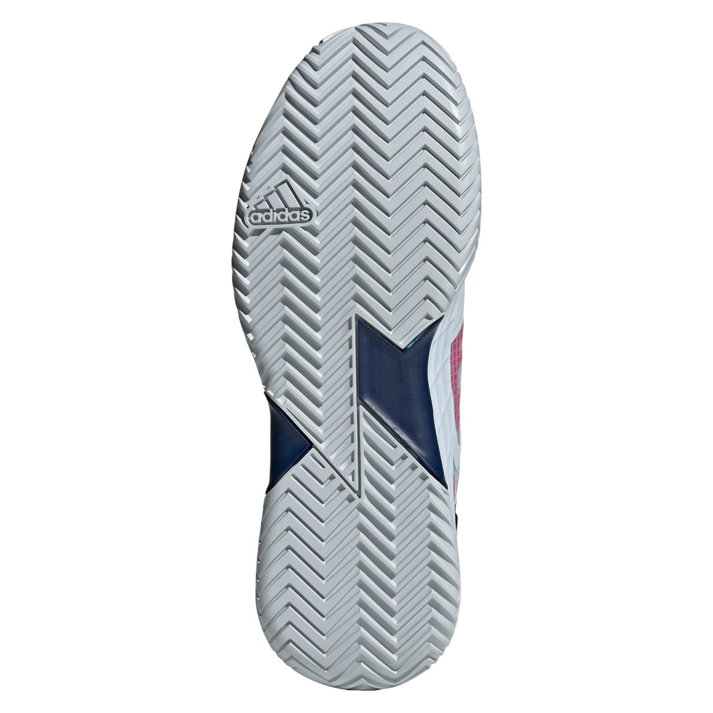 Adidas Adizero Ubersonic 4.1 Men Tennis Shoes - Halo Blue/Dark Blue/Team Shock Pink