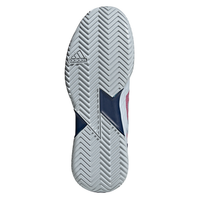 Adidas Adizero Ubersonic 4.1 Men Tennis Shoes - Halo Blue/Dark Blue/Team Shock Pink
