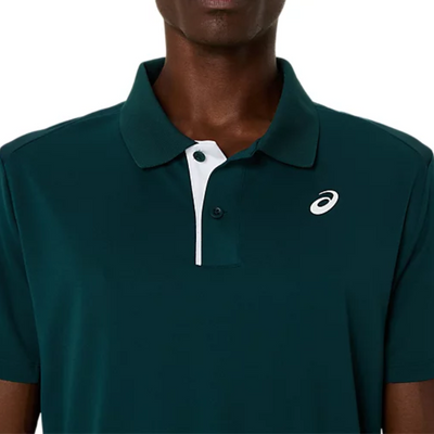 Asics Court Polo Mens Top - Saxon Green