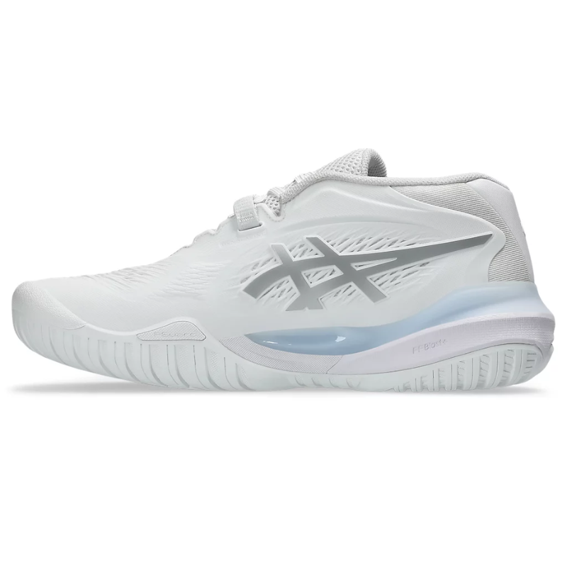 Asics Gel Resolution Womens Tennis Shoes - White/Pure Silver