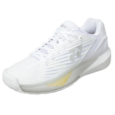 Yonex 2024 Eclipsion 5 Womens All Court Tennis Shoes - White/Cyan