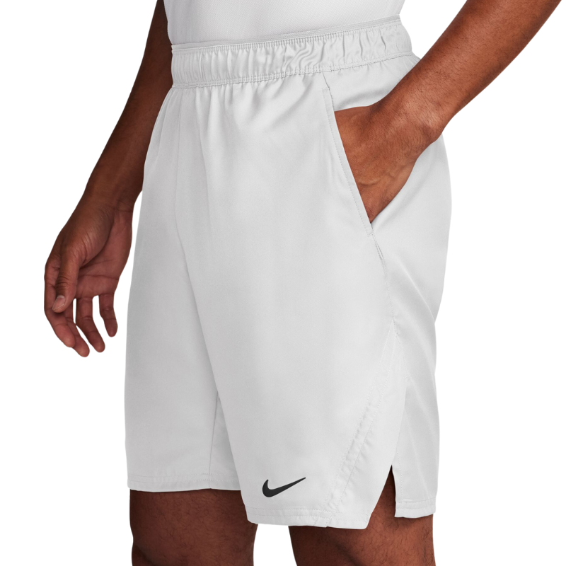 Nike Court Victory Dri-Fit 9" Men Tennis Shorts - White/Black