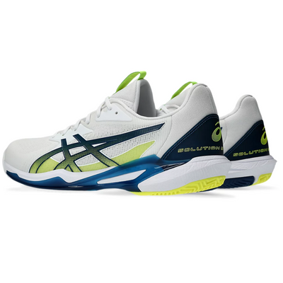 Asics Solution Speed FF 3 Men Tennis Shoes - White/Mako Blue