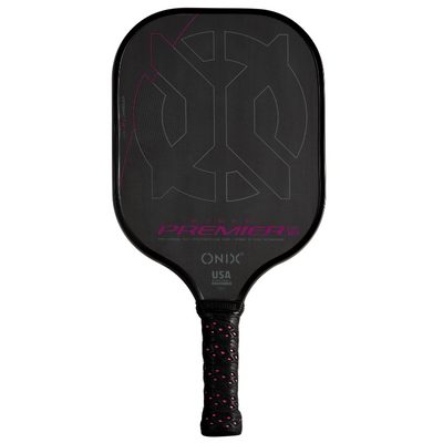 Onix Evoke Premier Pro Raw Carbon Fiber Pickleball Paddle - Pink
