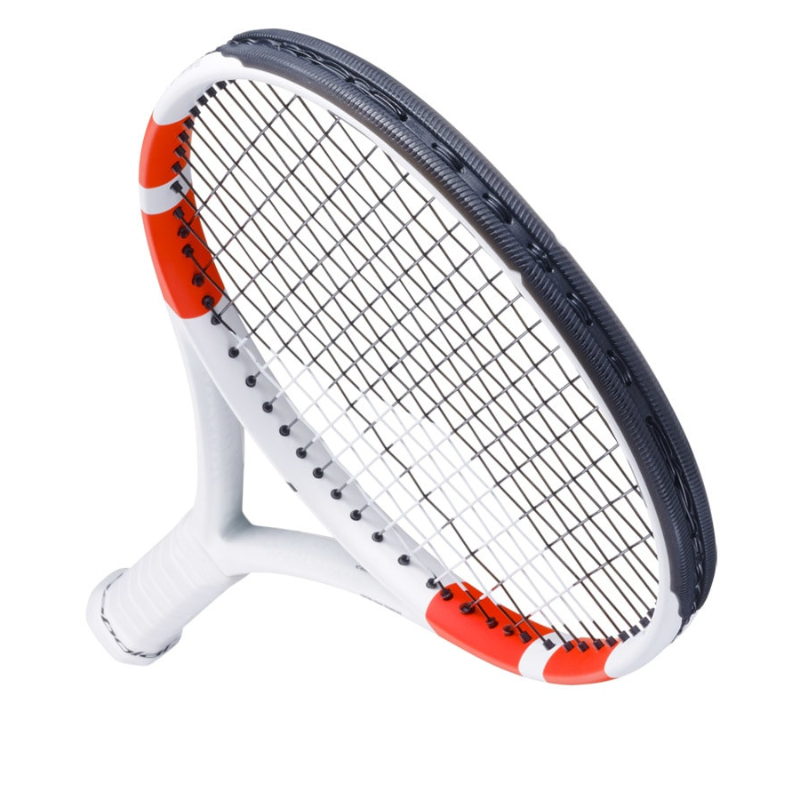 Babolat Pure Strike 100 Frame Grip 2024 - White/Red