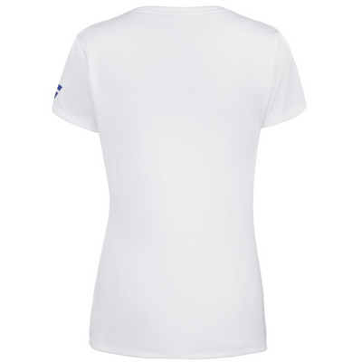 Babolat Play Cap Sleeve Girl Top 1000 - White/White