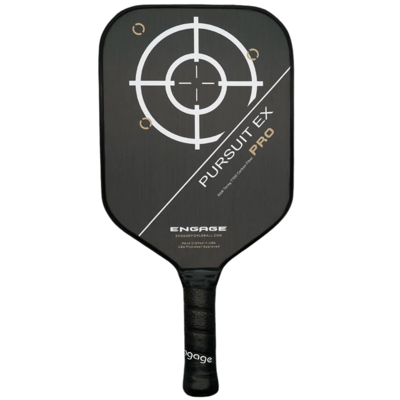 Engage NEW. Pursuit Pro EX | Raw Carbon Fiber | Standard Pickleball Paddle