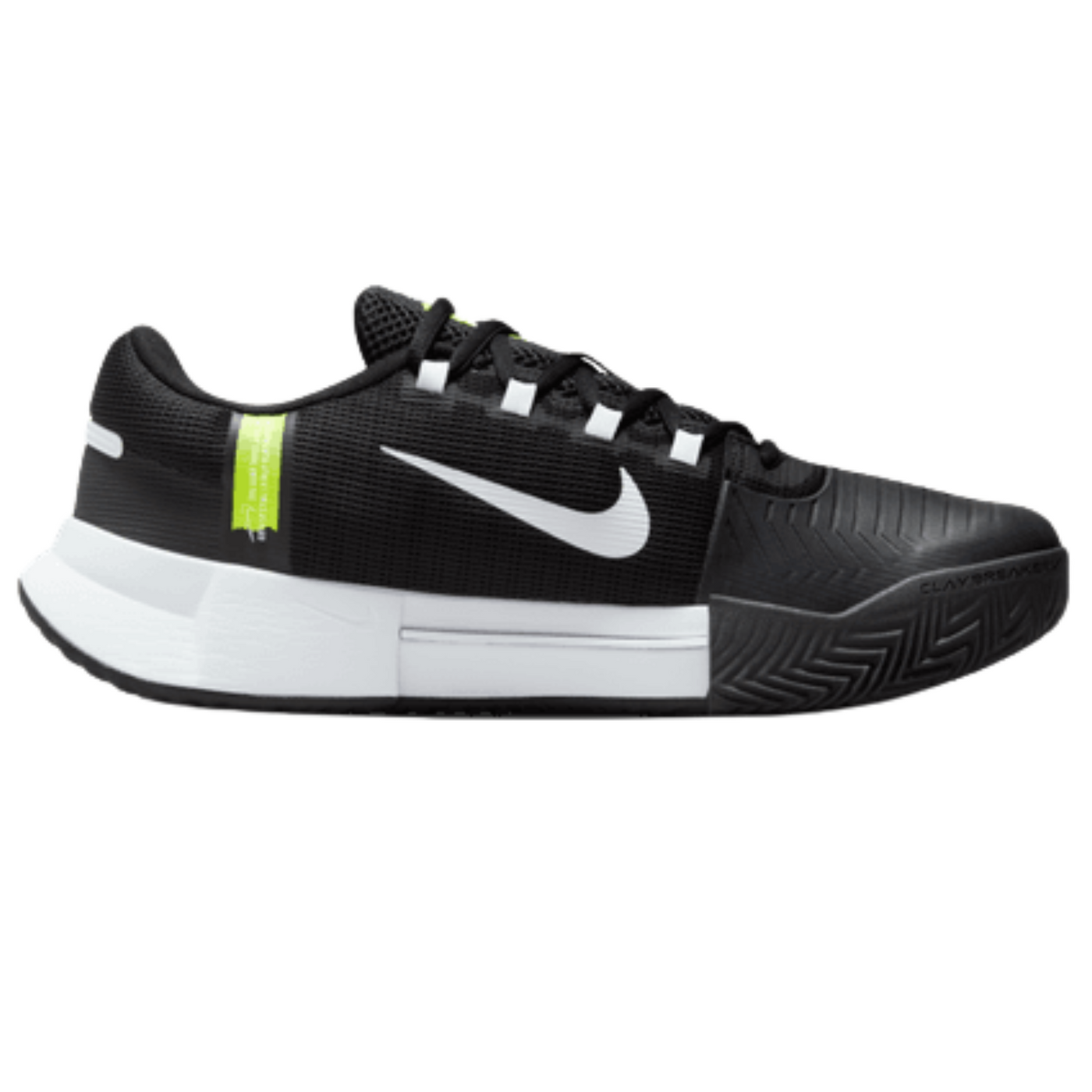 Nike Zoom GP Challenge 1 Mens Clay Court Tennis Shoes - Black/White