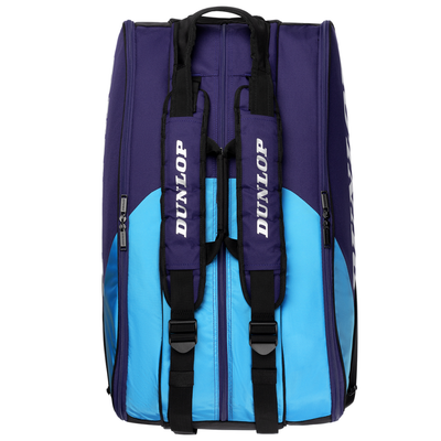 Dunlop FX Performance Thermo 12 Racquet Tennis Bag - Violet/Black/Cyan