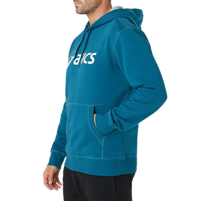 Asics Mens Fleece Hoodie - Ink Teal