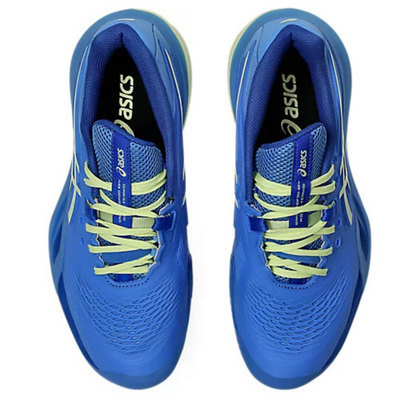 Asics Gel Resolution X Clay Womens Tennis Shoes Blue Coast /Huddle Yellow