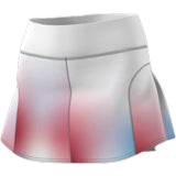 Adidas Womens Melbourne Match Skirt - White/Black/Vivid Red