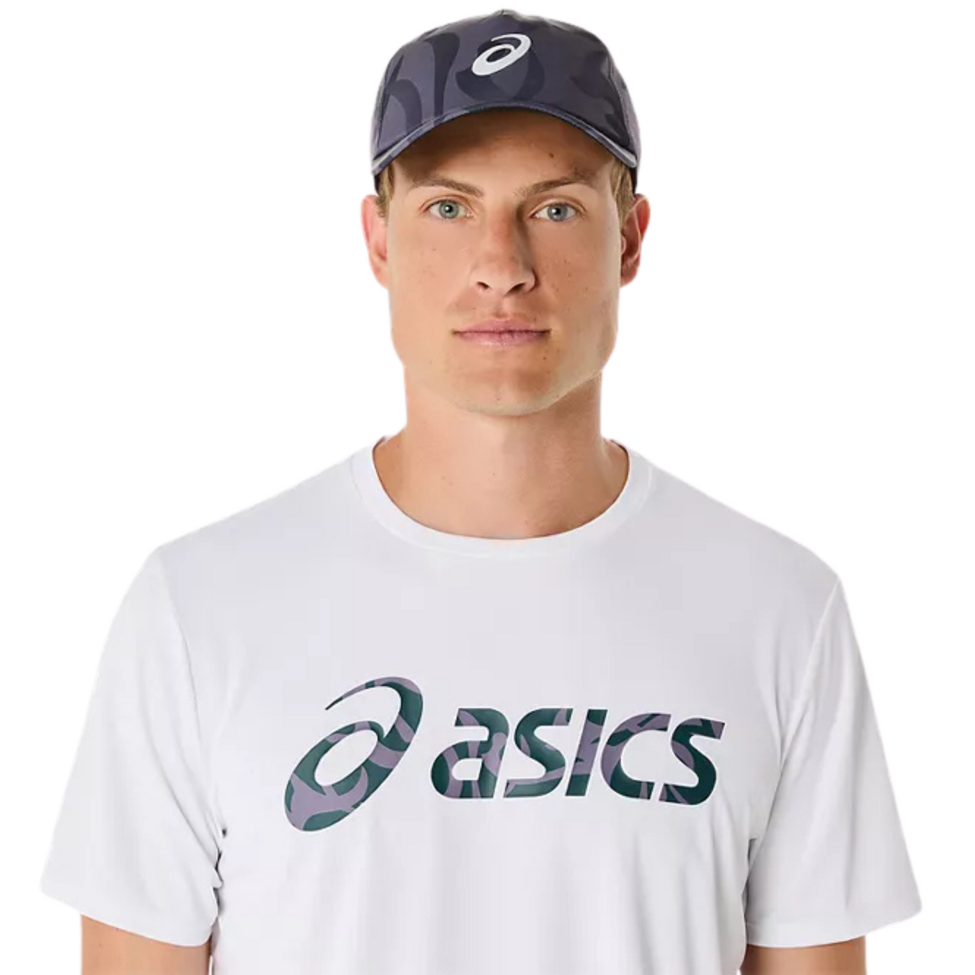 Asics Match Seasonal Graphic Mens Tee - Brilliant White