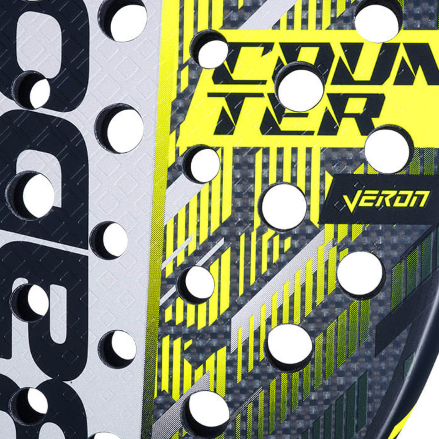 Babolat Counter Veron 2.5 2025 Padel Racquet  - Black/Yellow