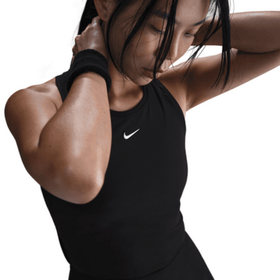 Nike Victory Women's Dri-FIT Tennis Tank Top - Black/White