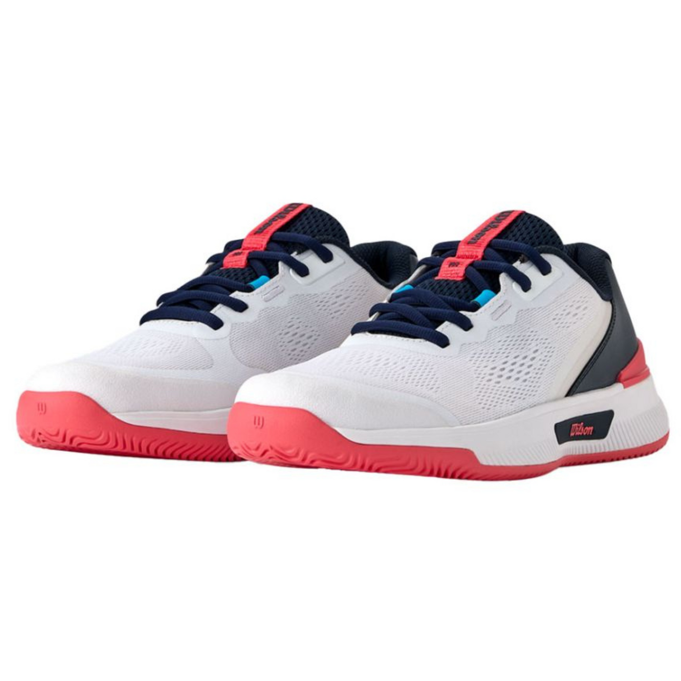 Wilson Intrigue Pro Women Tennis Shoes - White/Navy/Blaze