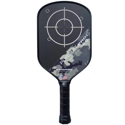 Engage Pursuit Pro 1 6.0 Elongated Power Series Raw T700 Carbon Fiber Pickleball Paddle