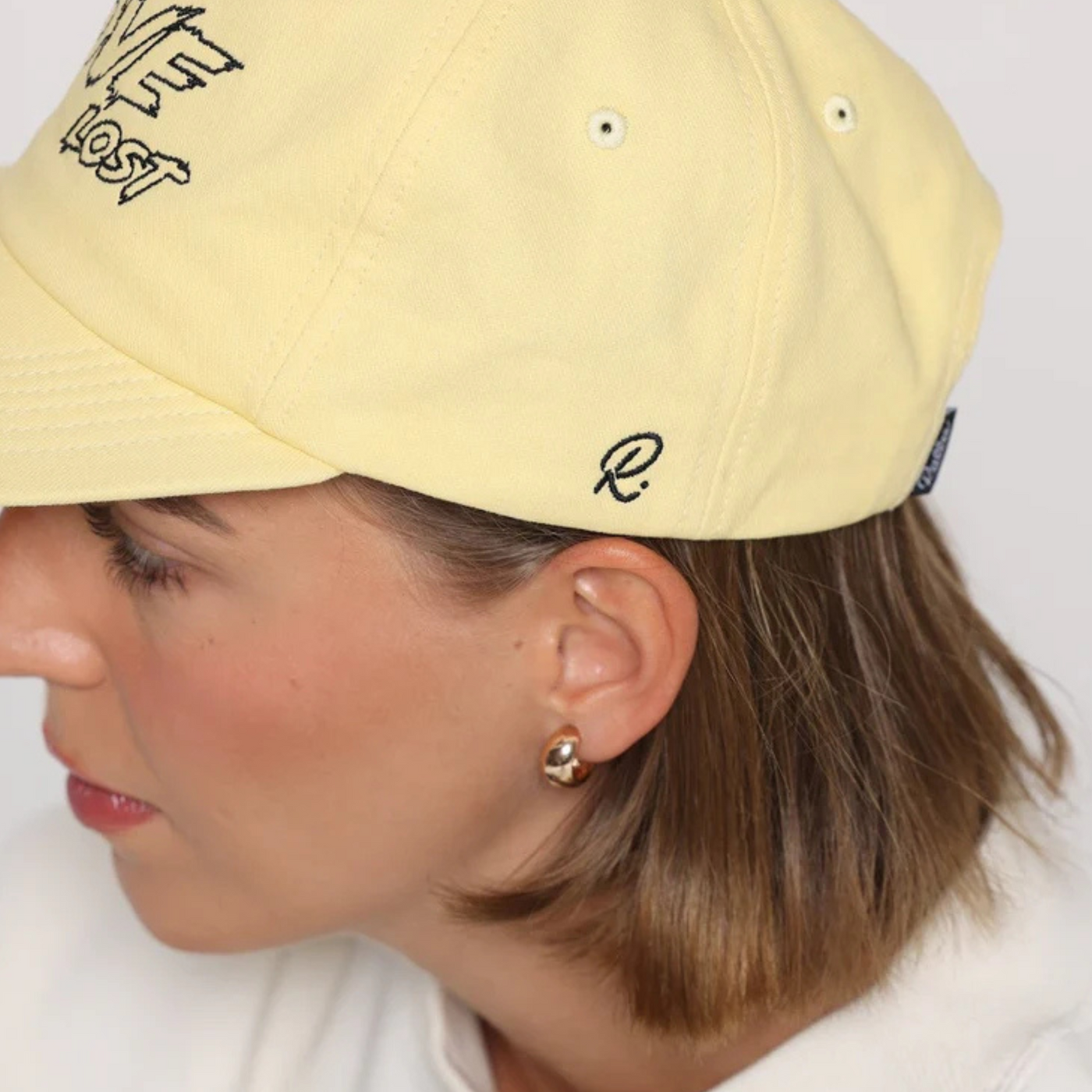 Rallee No Love Lost Baggy Soft Peak One Size Fits Most Tennis Cap - Sand