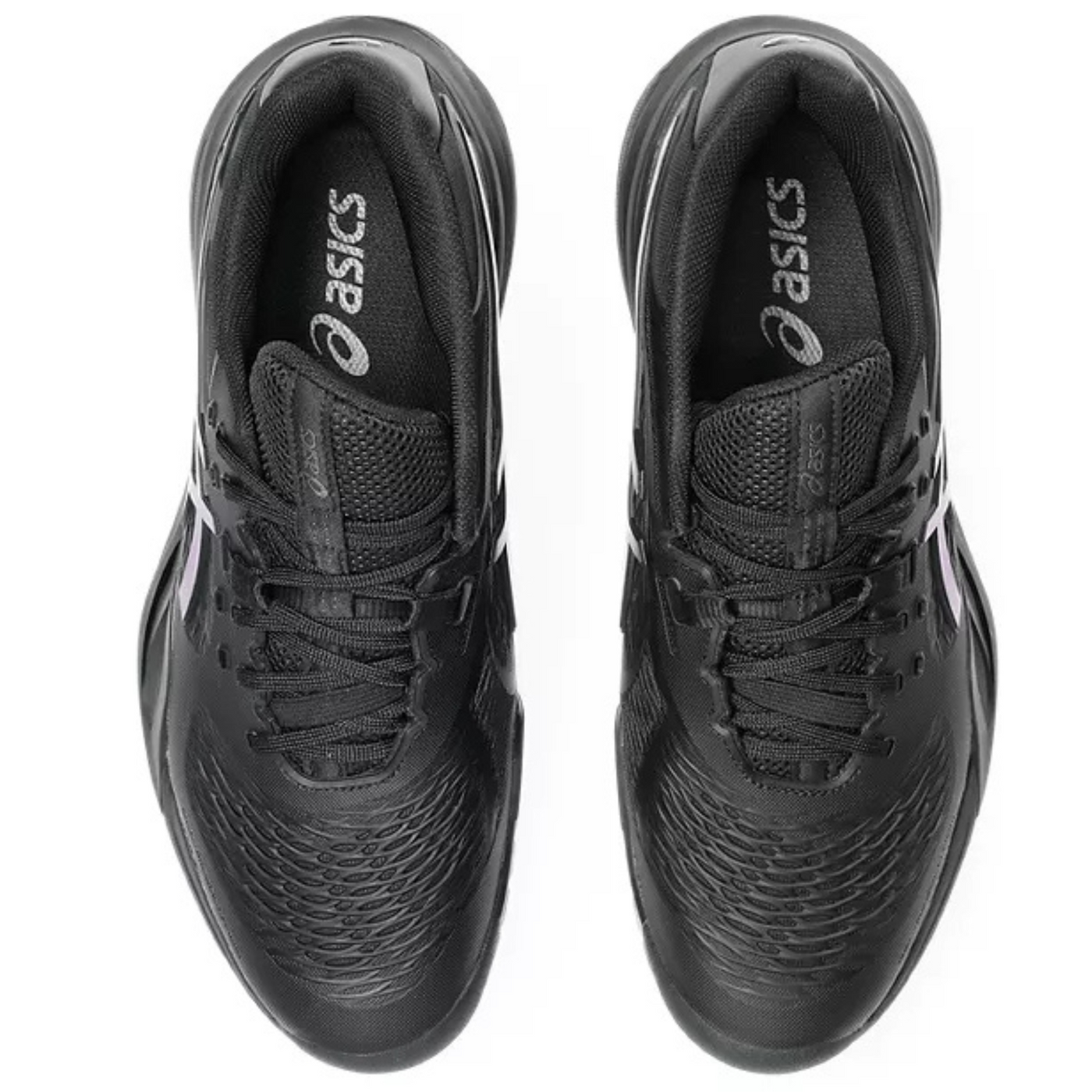 Asics Gel Resolution X Night Energy Hard Court Mens Tennis Shoes - Black/Prism Blue