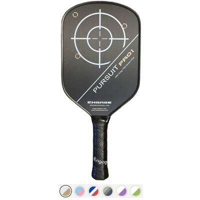 Engage Pursuit Pro 1 Elongated Power Series | Raw T700 Carbon Fiber Pickleball Paddle