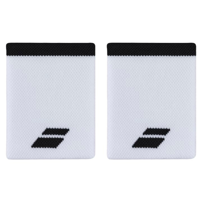 Babolat Logo Jumbo Tennis Wristband 1001 - White/Black