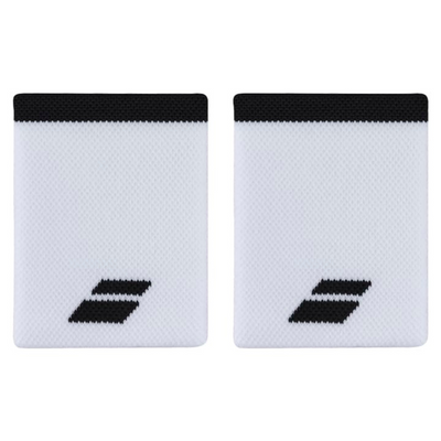 Babolat Logo Jumbo Tennis Wristband 1001 - White/Black