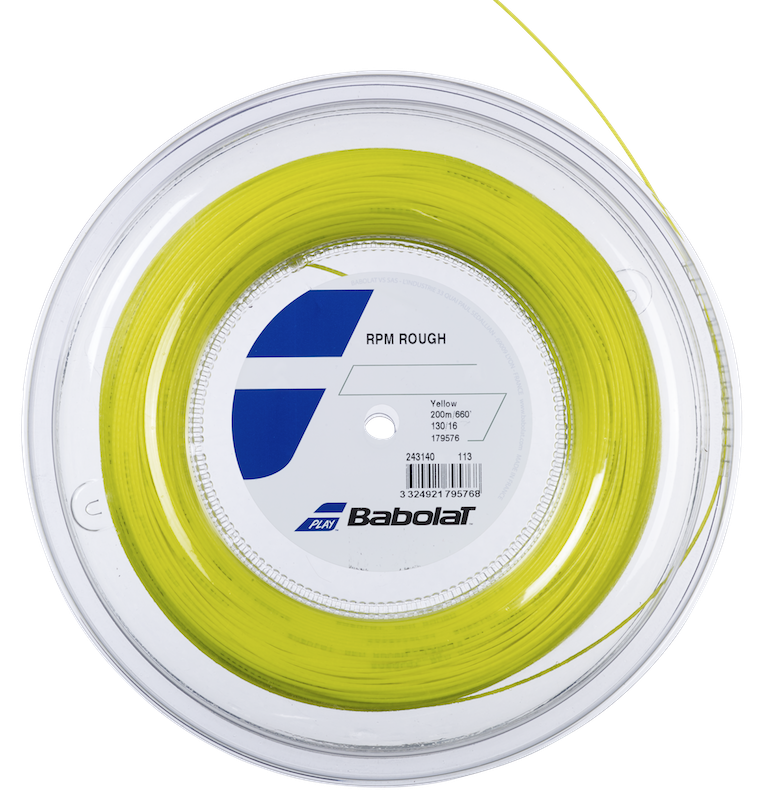 Babolat RPM Blast Rough 1.25 200m String Reel  - Yellow