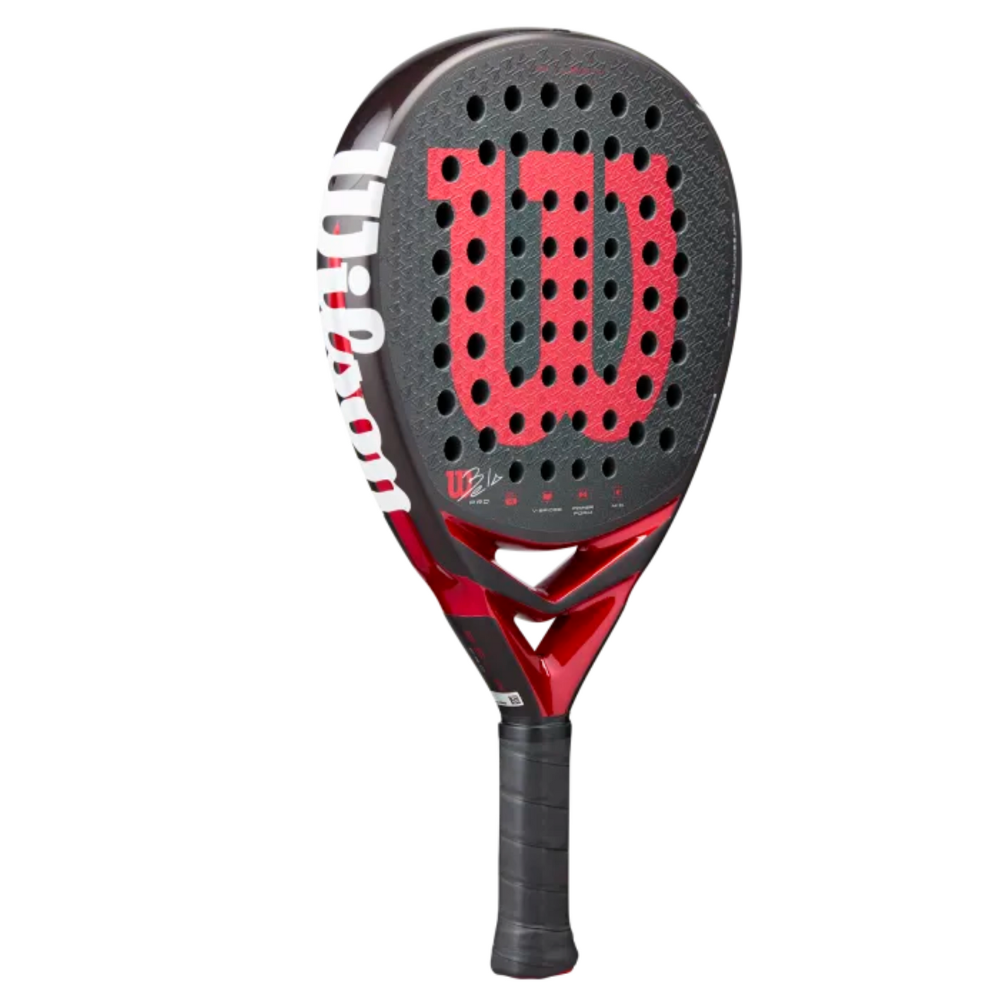 Wilson Bela Pro V3 Padel Racquet - Black/Red
