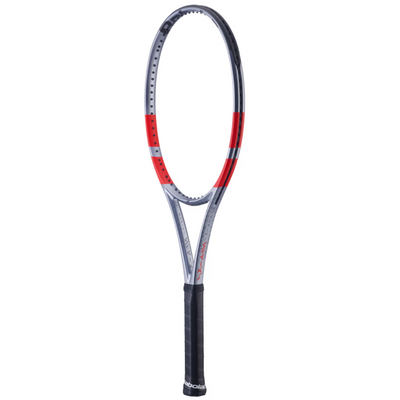Babolat Pure Strike 100 16/20 Gen 4 Unstrung Tennis Racquet - Carbon Gray/Neon Red