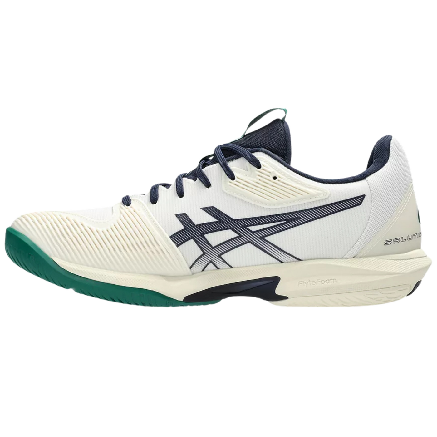 Asics Solution Speed FF 3 Hard Court Mens Tennis Shoes - Cream/Midnight