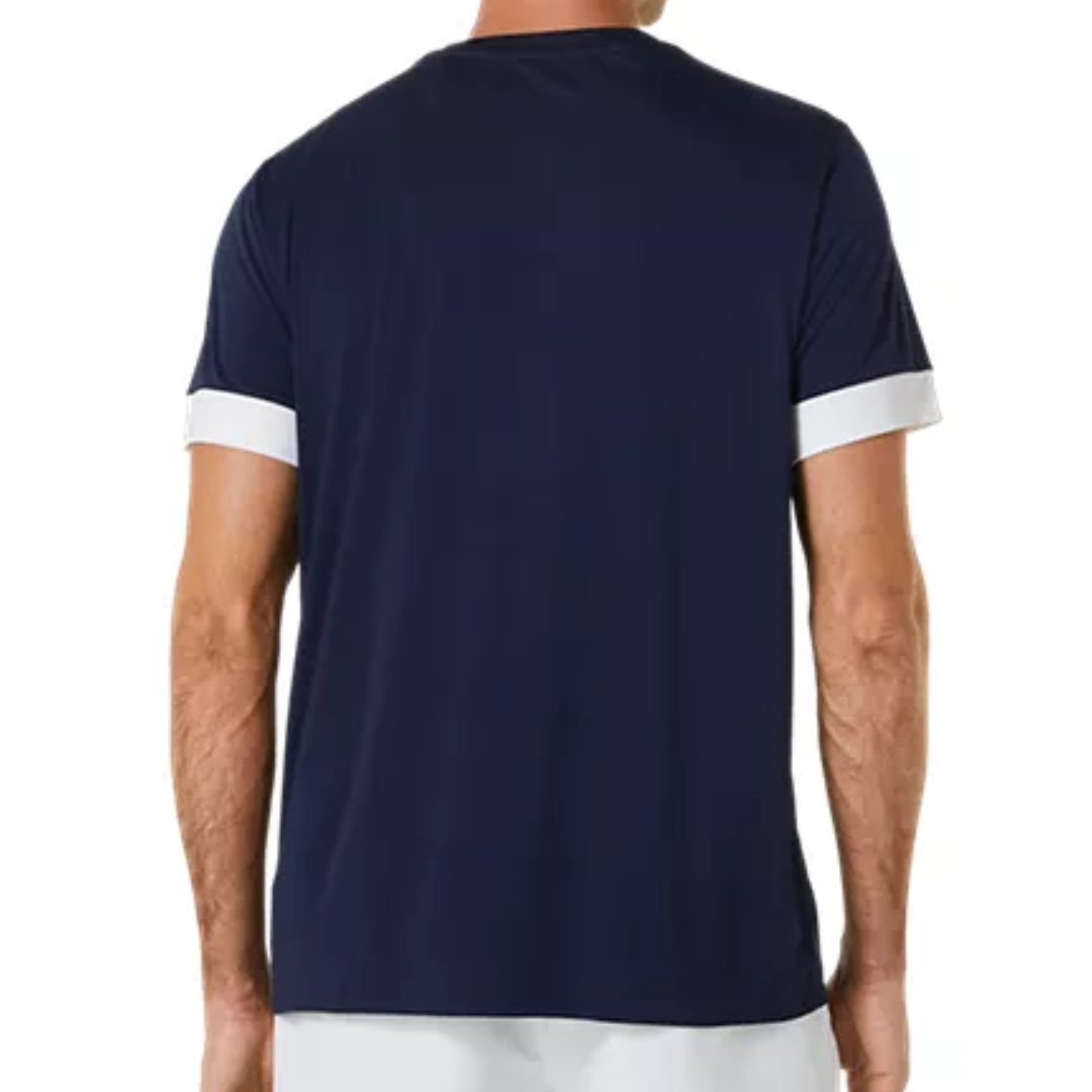 Asics Men Court SS Top - Midnight/Brilliant White