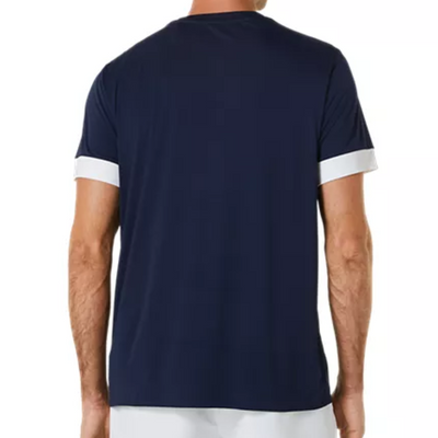 Asics Men Court SS Top - Midnight/Brilliant White