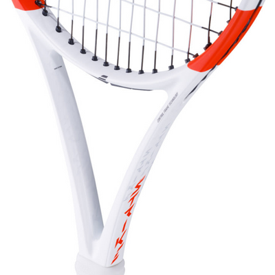 Babolat Pure Strike 100 Frame Grip 2024 - White/Red