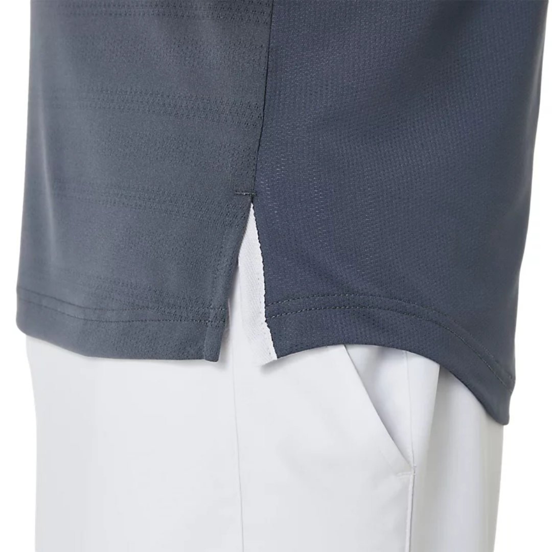 Asics Men Match Polo-Shirt - Black/Carrier Grey
