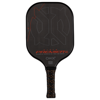 Onix Evoke Premier Pro Raw Carbon Fiber Pickleball Paddle - Black