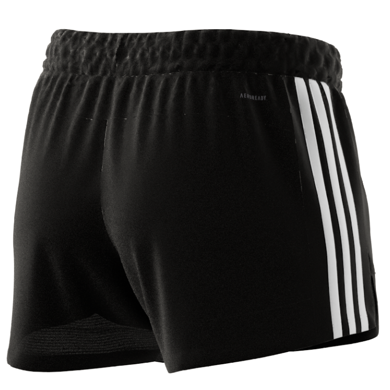 Adidas Pacer 3 Stripe Knit Short - Black/White