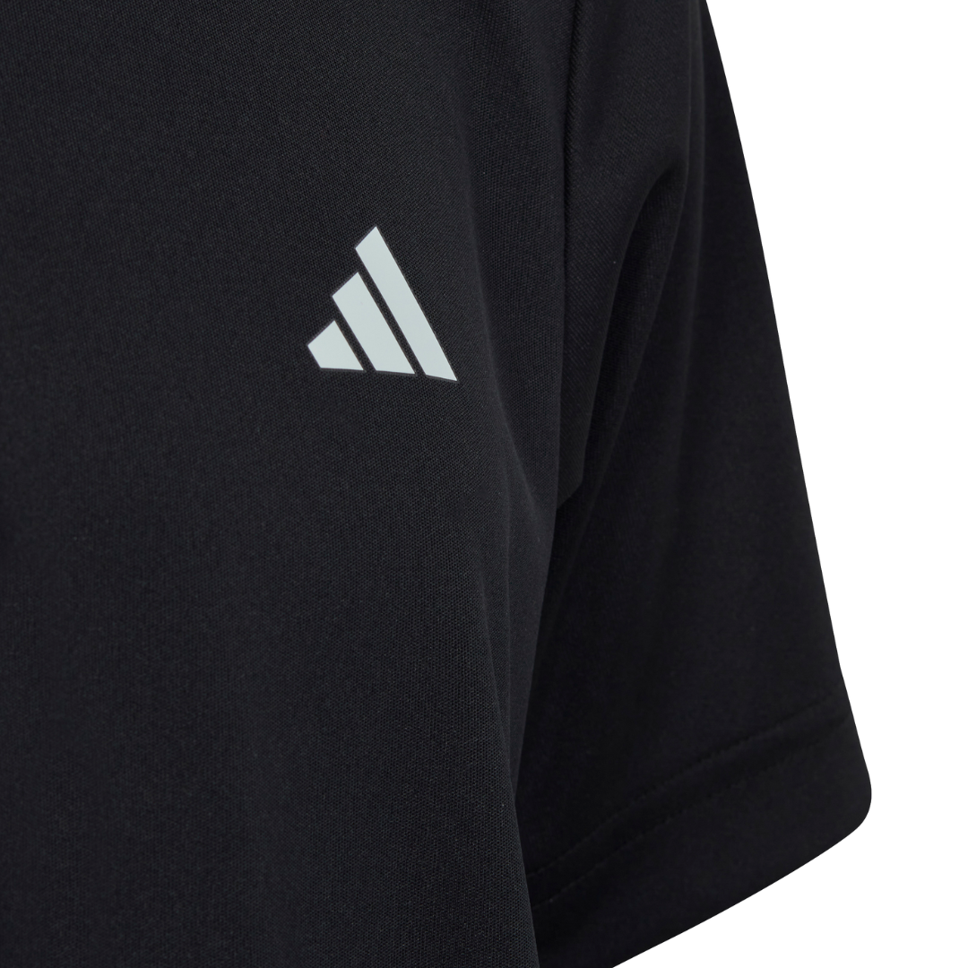 Adidas Club Tennis 3-Stripes Junior T-Shirt - Black