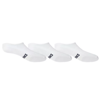 Asics Pace Invisible Socks 3 Pack - Brilliant White