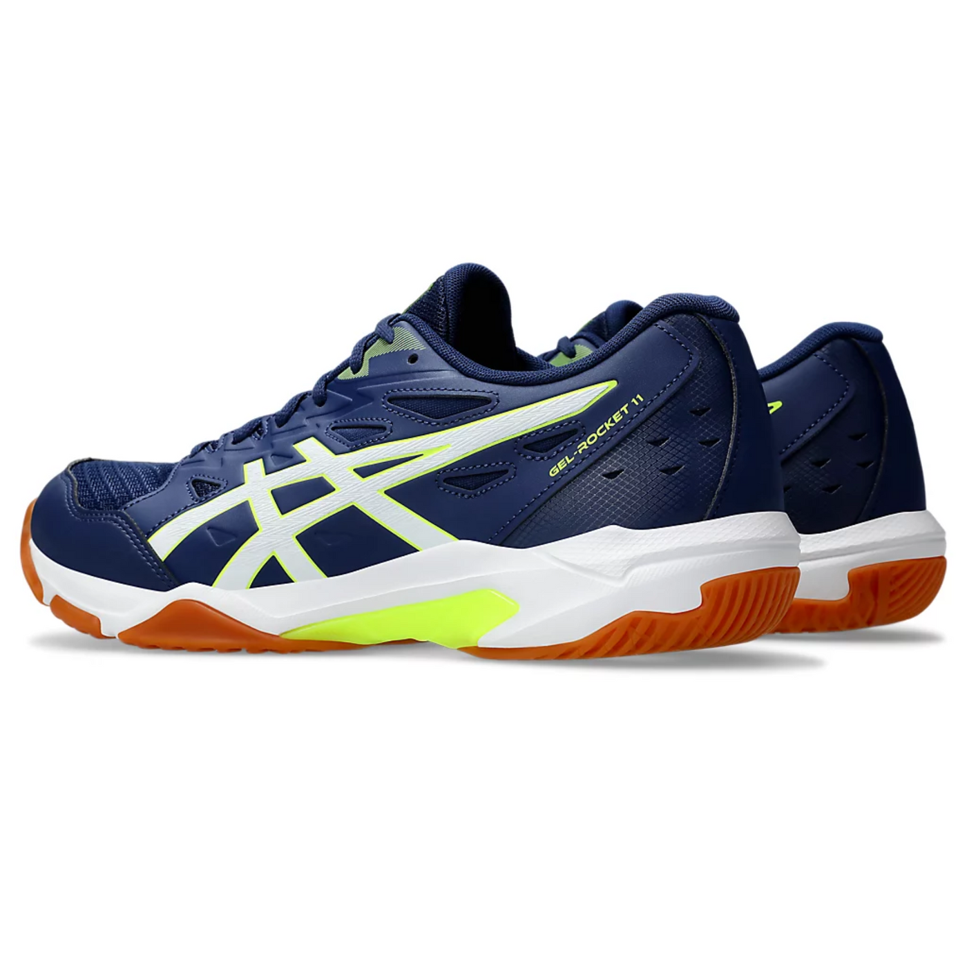 Asics Gel-Rocket 11 Men Tennis Shoes - Blue Expanse/Safety Yellow
