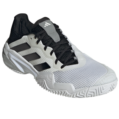 Adidas Barricade 13 Mens Tennis Shoes - White/Core Black/Grey Three