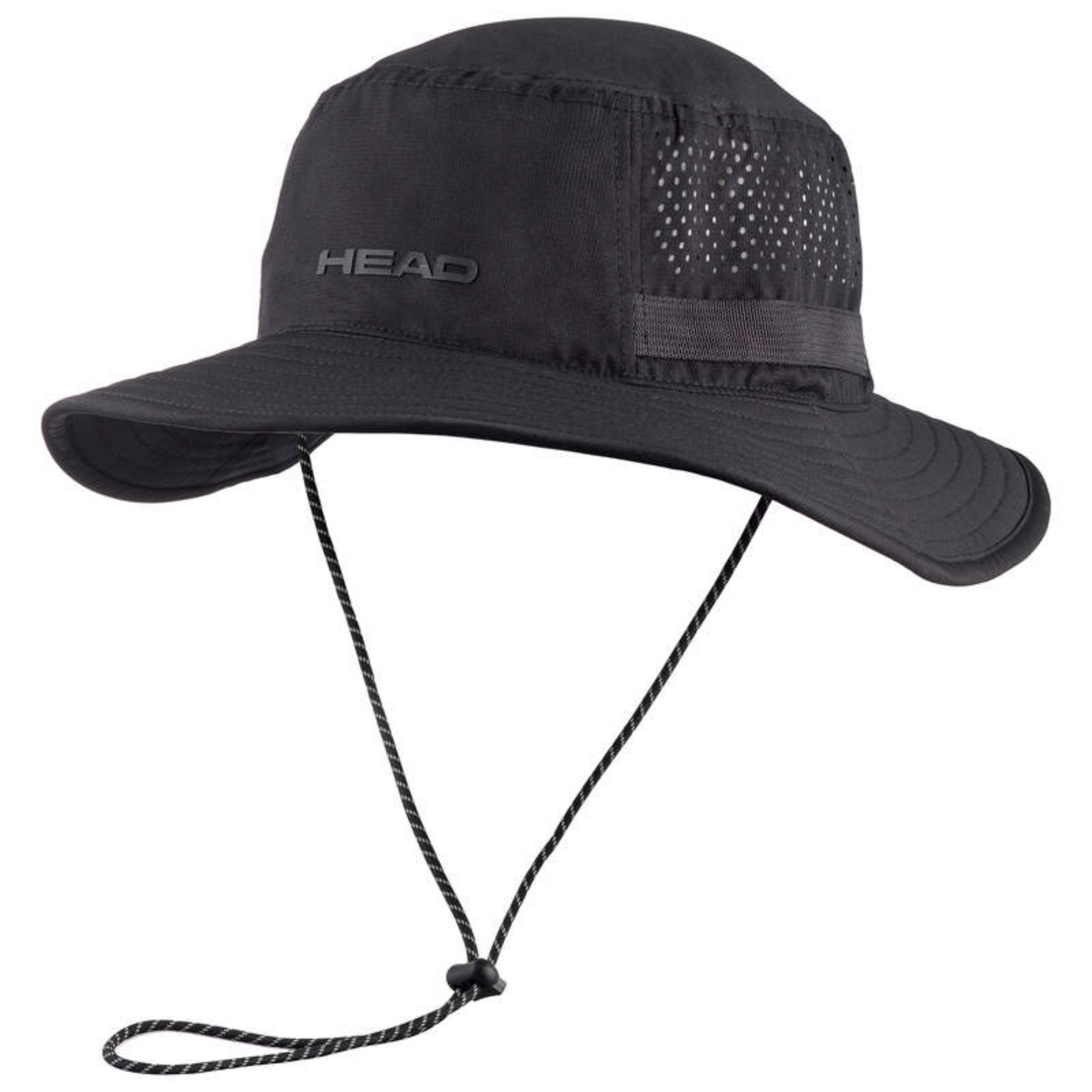 Head Bucket Tennis Hat - Black