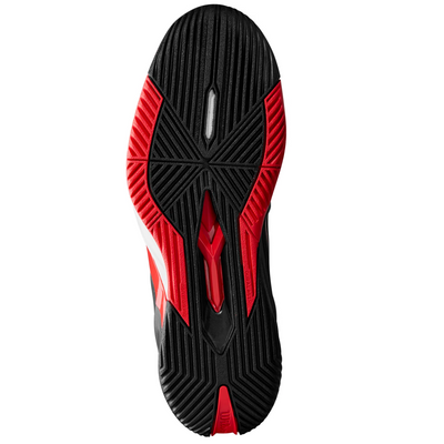 Wilson RUSH PRO 4.5 Mens Tennis Shoes - Black/Red/White