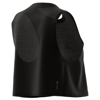 Adidas Train Essentials Train Cotton Cropped 3 Stripes Tank Top - Black/White