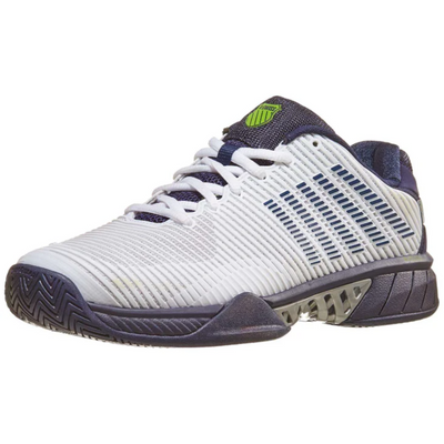 K Swiss Hypercourt Express 2 White/Peacoat/Silver Men Tennis Shoes