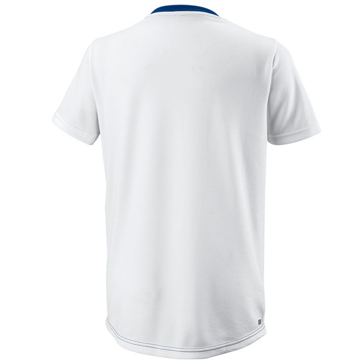 Wilson Boys Team II Triangle Crew Tennis Shirt - Blue/White